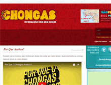 Tablet Screenshot of chongas.com.br